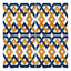 Handmade Hispano Arabic Relief Tiles SN50a