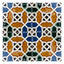 Handmade Hispano Arabic Relief Tiles SN9a