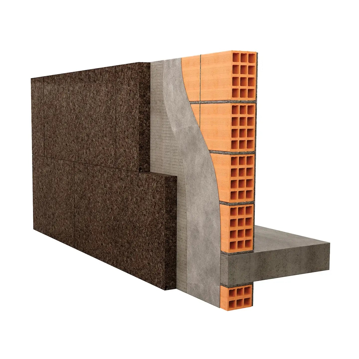 MDFacade Cladding Cork Insulation Boards 40mm Portuguese Treasures