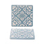 Set of 2 Ceramic Coasters Azulejo | Blue