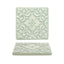 Set of 2 Ceramic Coasters Azulejo | Mint Green