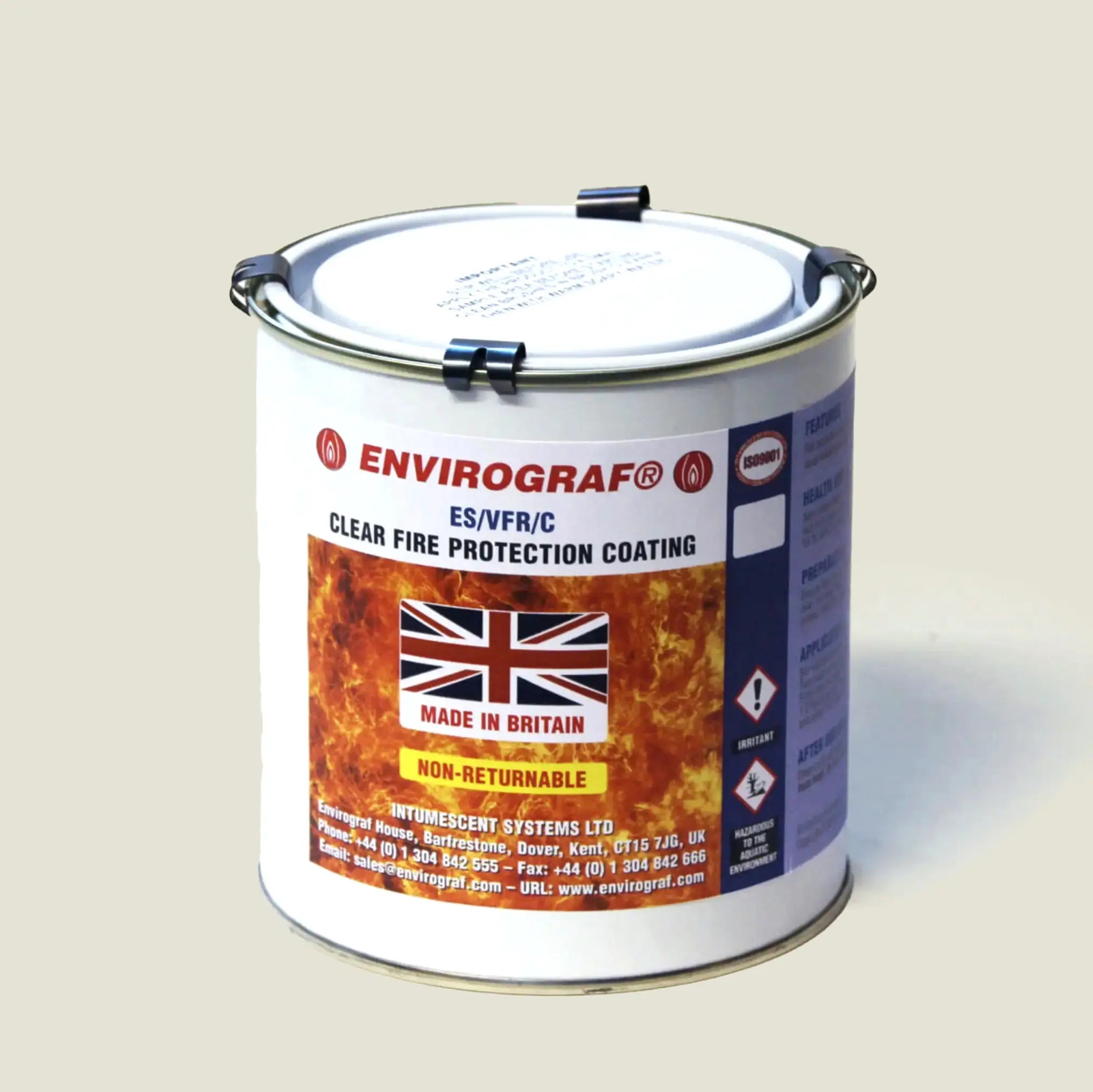 Envirograf Fire Retardant Coating for Cork Wall Tiles Portuguese Treasures