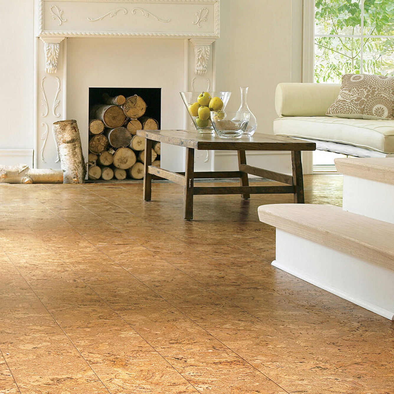 Buy Natural Cork Glue-Down Floor Tiles Online – Portuguese Treasures