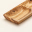 Olive Wood Section Tapas Dish