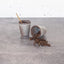 Set of 2 Stoneware Espresso Coffee Cups | Breezy Grey