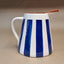 Terracotta Bold Stripe 2L Pitcher Jug | Blue