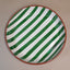 Terracotta Bold Stripes Large Bowl | Green