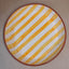 Terracotta Bold Stripes Large Bowl | Yellow