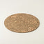 Cork Placemats + Coasters | Twist Black | Round