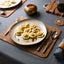 Cork Placemats | Twist Black | Rectangular