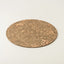 Set of 6 Cork Placemats | Twist Black | Round