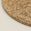 Set of 6 Cork Placemats | Twist Black | Round