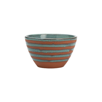 Set of 2 Terracotta Regular Bowls  | Aroma Blue