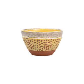 Set of 2 Terracotta Regular Bowls  | Aroma Yellow