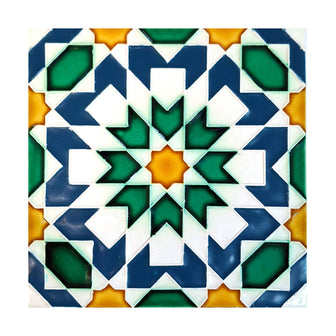 Handmade Hispano Arab Relief Tiles SN13b