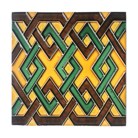 Handmade Hispano Arabic Relief Tiles SN50