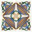 Handmade Hispano Arabic Relief Tiles SN8