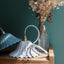 Ceramic Cone Pendant Light | Beja White Craquelé