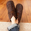 Merino Sheepskin Slipper Boots | Rubber Thin Soles