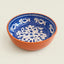 Traditional Floral Terracotta Serving Bowl | PR1 - Hand Painted in Portugal