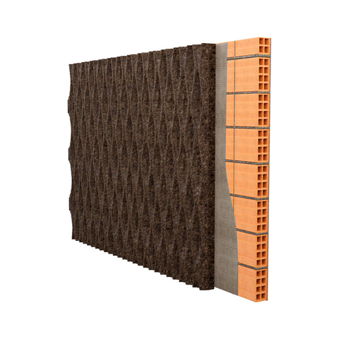 Design MDFacade Cork Insulation Boards WAVE L2
