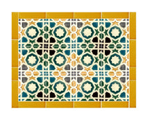 Handmade Pencil Tiles | Yellow