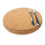 Natural Cork Placemats | Round