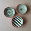 Set of 3 Terracotta Mini Bowls | Green