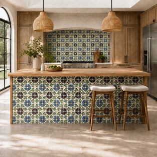 Handmade Hispano-Arab Relief Tiles SN23