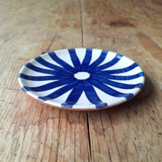 Terracotta Ray Mini Plate | Blue