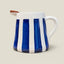 Terracotta Bold Stripe 1L Pitcher Jug | Blue