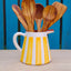 Terracotta Bold Stripe 1L Pitcher Jug | Yellow