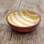 Terracotta Bold Stripes Mini Bowl | Yellow
