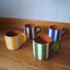 Terracotta Bold Stripes Mug | Yellow