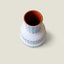 Terracotta Bold Stripes Large Stepped Vase | Sage