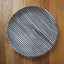 Terracotta Stripes Side Plate | Black