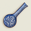 Traditional Floral Terracotta Spoon Rest | PR5 - Hand Painted in Portugal