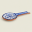 Traditional Floral Terracotta Spoon Rest | PR6 - Hand Painted in Portugal
