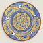 Traditional Floral Terracotta Large Serving Plate | PR4 – Hand Painted in Portugal