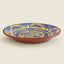 Traditional Floral Terracotta Large Serving Plate | PR4 – Hand Painted in Portugal