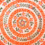 Alentejo Floral Terracotta Small Plate | Orange