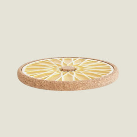 Ceramic Hot Pot Stand | Alicatos Yellow