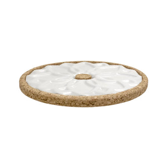 Ceramic Hot Pot Stand Elvira - White