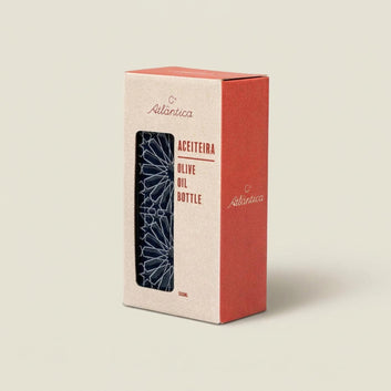 Ceramic Olive Oil Dispenser | Alicatos Dark Blue