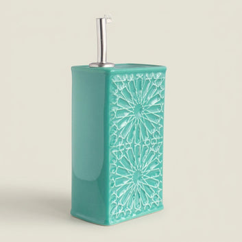 Ceramic Olive Oil Dispenser | Alicatos Green