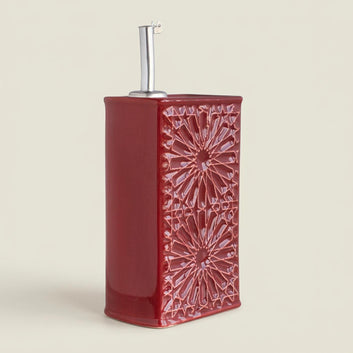 Ceramic Olive Oil Dispenser | Alicatos Red