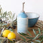 Stoneware Olive Oil Dispenser Bottle | Comporta Blue