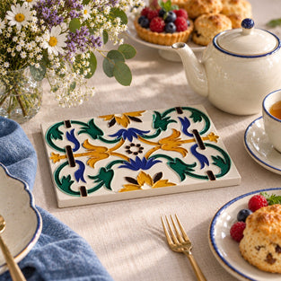 Ceramic Hot Pot Stand Rectangular SN1W