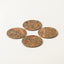 Cork Coasters | Twist Green | Round