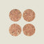 Cork Coasters | Twist Red | Round